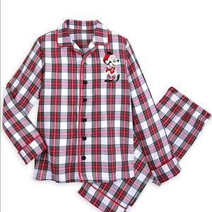 NWT boys Mickey Disney brand Christmas pjs